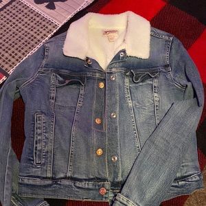 Sherpa lined Jean Jacket